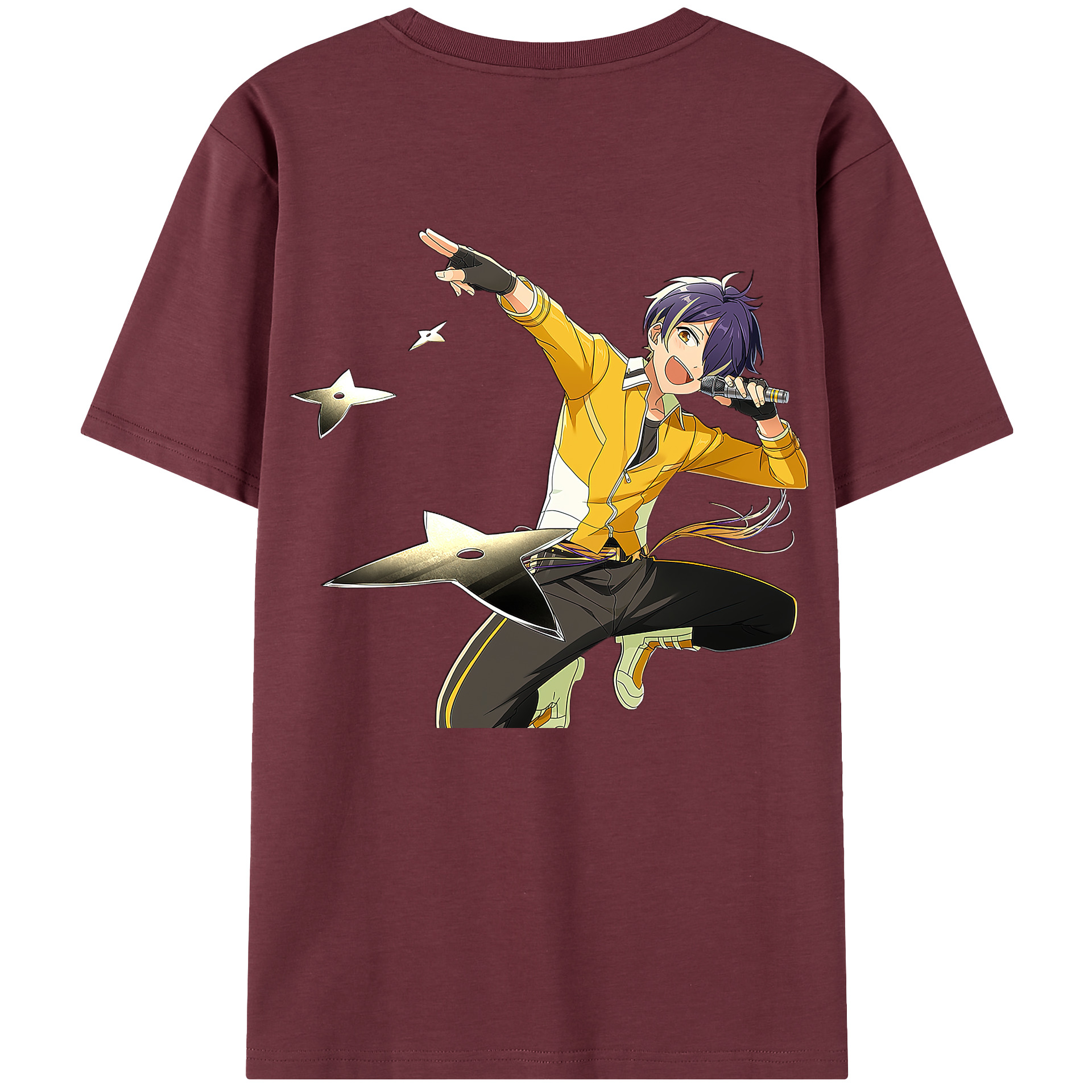 （画像用） あんさんぶるスターズ! Ensemble Stars 綿100％半袖Tシャツ（背面プリント）